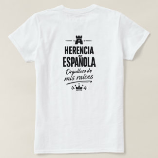 Camiseta Herencia Española Mis Raíces Puerto Rico