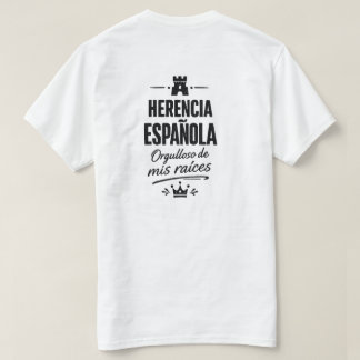 Camiseta Herencia Española Mis Raíces Puerto Rico