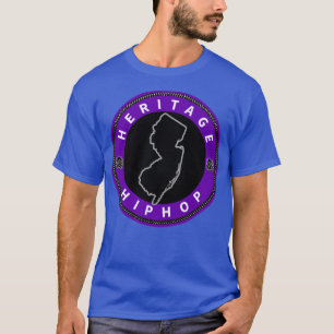 Camiseta Herencia HipHop Plata y Negro