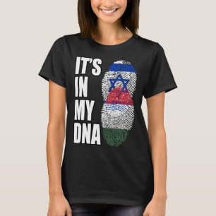 Camiseta Herencia Húngara E Israelí Mezcla De Bandera De AD