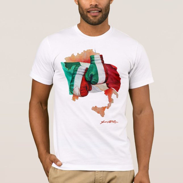 Camiseta Herencia italiana del boxeo (Anverso)