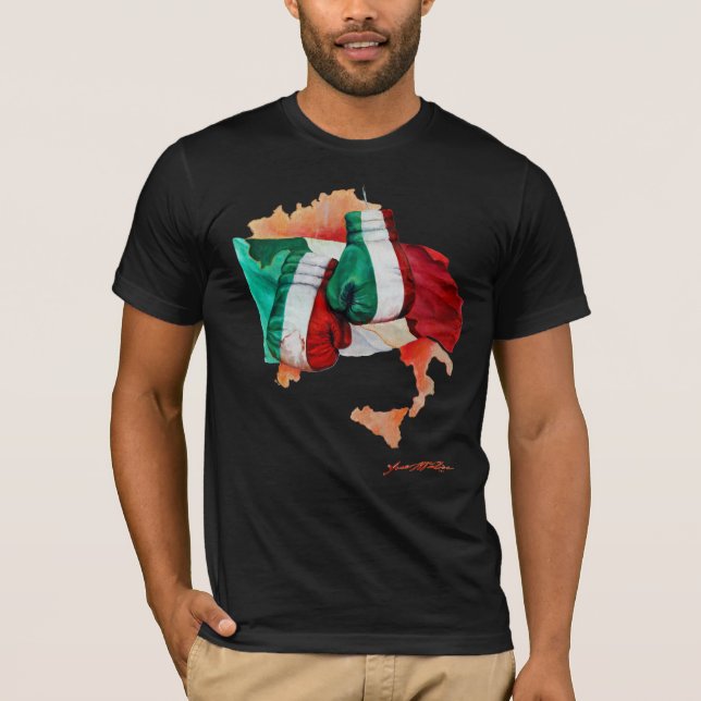 Camiseta Herencia italiana del boxeo (Anverso)
