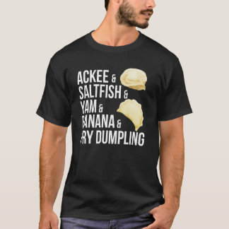 Camiseta Herencia jamaiquina Yam Banana Fry Dumpling