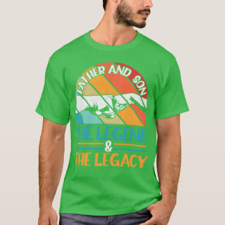 Camiseta Herencia Padre Y Sonhem Y Regalo De Legado Retro
