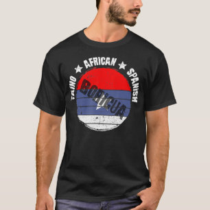 Camiseta Herencia taína española boricua hispana 