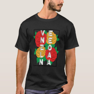 Camiseta Herencia venezolana Flor cultural tradicional