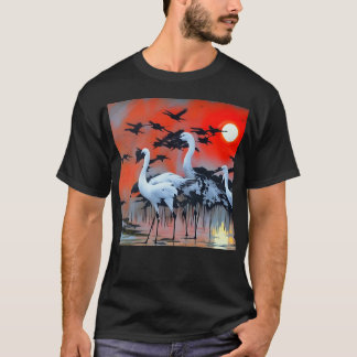 Camiseta Herencias blancas al atardecer