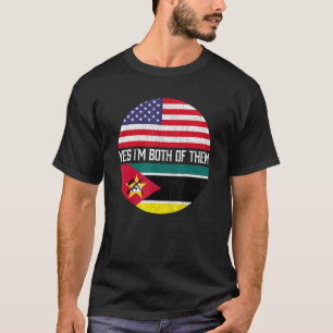 Camiseta Heri de familia de bandera norteamericana mitad mo