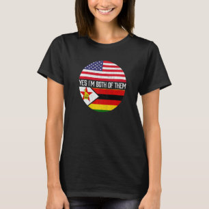 Camiseta Heri de la familia de bandera estadounidense mitad