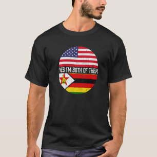Camiseta Heri de la familia de bandera estadounidense mitad