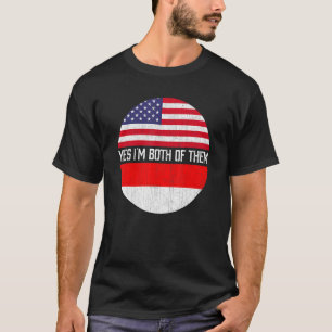 Camiseta Heri de la familia de la bandera estadounidense mi
