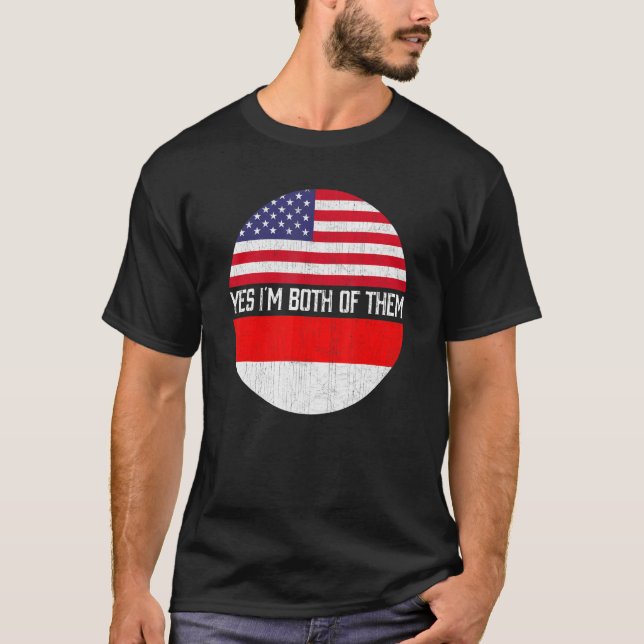 Camiseta Heri de la familia de la bandera estadounidense mi (Anverso)