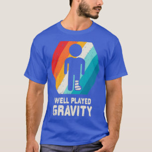 Camiseta Heridas En Pie De Rota De Pierna Rota Ankle Knee S