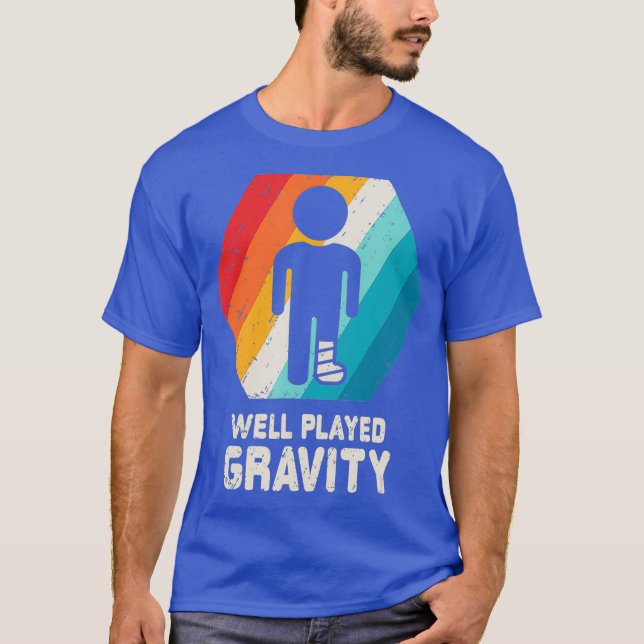 Camiseta Heridas En Pie De Rota De Pierna Rota Ankle Knee S (Anverso)