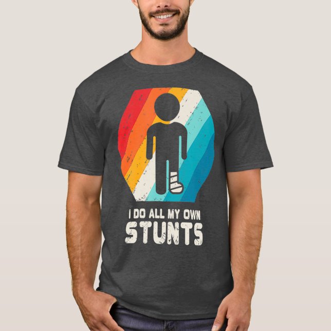 Camiseta Heridas En Pie De Rota De Pierna Rota Ankle Knee S (Anverso)