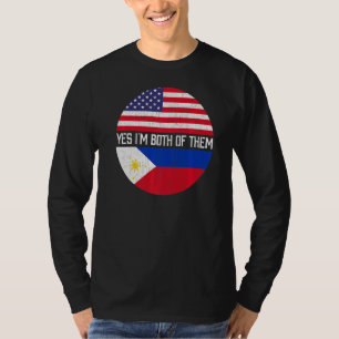Camiseta Herita de la familia de bandera norteamericana mit