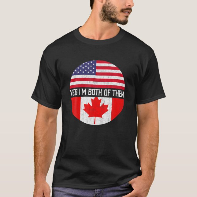 Camiseta Herita de la familia de la bandera de EE.UU. mitad (Anverso)