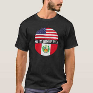 Camiseta Herita de la familia de la bandera norteamericana