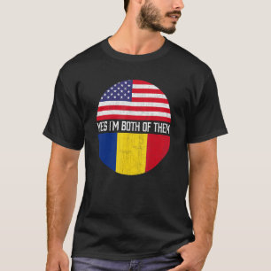 Camiseta Herita de la familia de la bandera norteamericana 