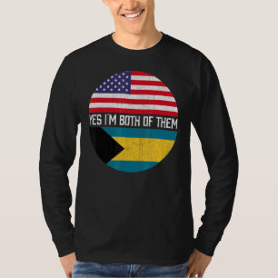 Camiseta Herita, familia de bandera de Ee.Uu. mitad estadou