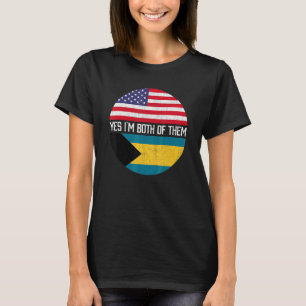 Camiseta Herita, familia de bandera de Ee.Uu. mitad estadou