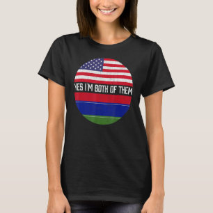 Camiseta Heritag familia Bandera Estadounidense mitad Gambi