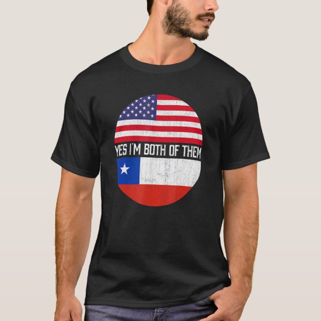 Camiseta Heritag Familia De Bandera Estadounidense Medio Ch (Anverso)