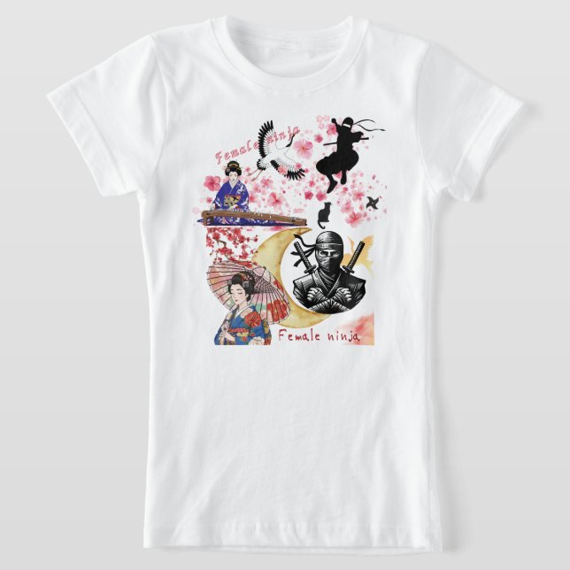 Camiseta Heritage Stealth: Vintage Kunoichi Graphic Tee (Distribución)