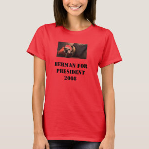 CAMISETA HERMAN FOR PRESIDENT2008