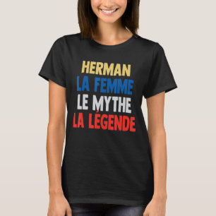 Camiseta Herman La Femme El mito la leyenda para Herman