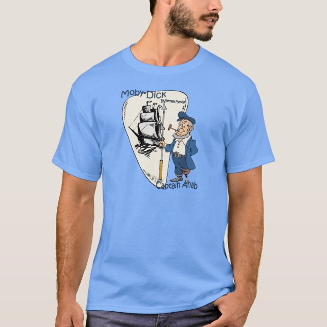 Camiseta Herman Melville ~ Moby-Dick o la ballena (Anverso)