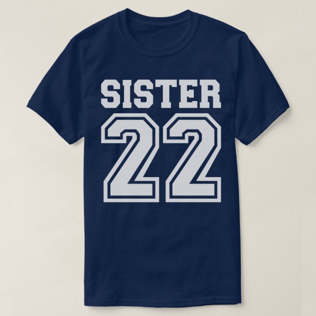 Camiseta Hermana 2022 para nueva sis (Diseño del anverso)