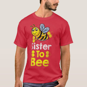 Camiseta Hermana A Abeja Género Revelar Vintage