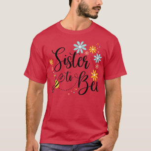 Camiseta Hermana A Abeja, Invitación Cuta De Embarazo Para