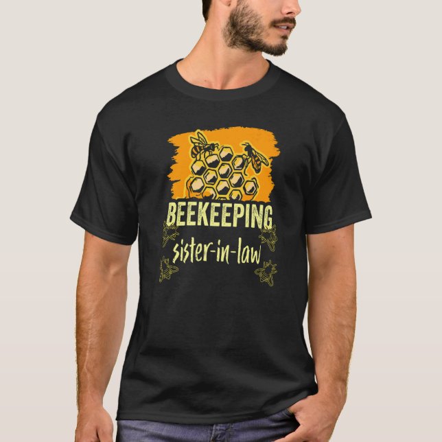 Camiseta Hermana apícola En Derecho Abeja Soltera Hobby Say (Anverso)