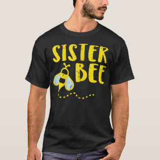 Camiseta Hermana Bee Cute Familia Matando Chicas Sis Mujere