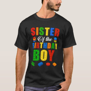 Camiseta Hermana Birthday Boy Master Builder Construcción L
