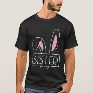 Camiseta Hermana Bunny Costume Egg Hunt Familia Rabbit Oars