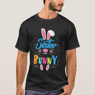 Camiseta Hermana Coneja Lindos Orejas de Conejo Divertidas 