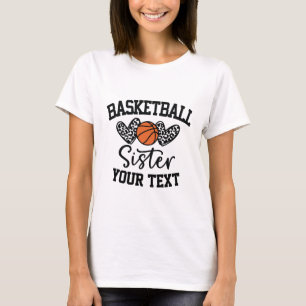 Camiseta Hermana de baloncesto personalizada