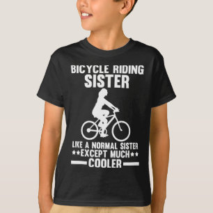 Camiseta Hermana de bicicleta en bicicleta Ciclismo de mont