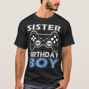 Camiseta Hermana De Birthday Boy Juego De Videojuegos Juego