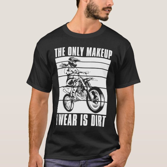 Camiseta Hermana De La Bicicleta Dirt Mx I Sparkle Hasta I (Anverso)