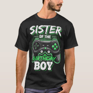 Camiseta Hermana de la Bir de Videojuegos de Birthday