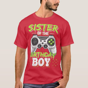 Camiseta Hermana de la Bir de Videojuegos de Birthday