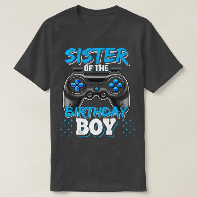 Camiseta Hermana de la Bir de Videojuegos de Birthday (Diseño del anverso)