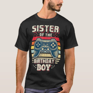 Camiseta Hermana de la Bir de Videojuegos de Birthday