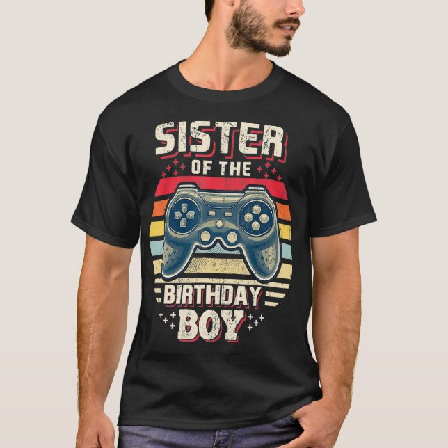 Camiseta Hermana de la Bir de Videojuegos de Birthday (Anverso)