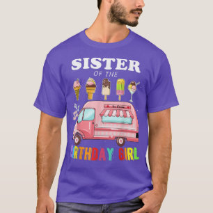 Camiseta Hermana de la Cumpleañera Camión de Helados Cumple