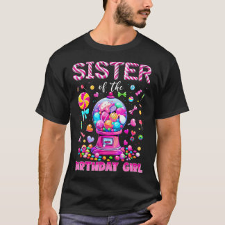 Camiseta Hermana de la Cumpleañera Dulce Cumpleaños de Cara